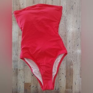 NWT J. Crew Vibrant Red One-Piece Swimwear
